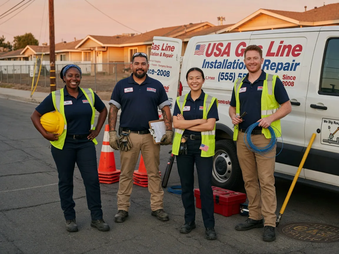 Gas Line Installation company in Mason, TX